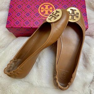 Tory Burch Minnie Travel Ballet Flat - Royal Tan